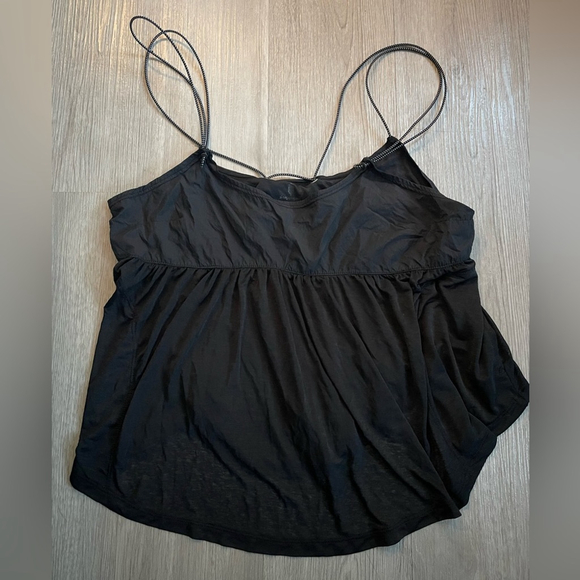 Free People Movement Catch My Drift Black Tank size Small - Picture 4 of 8
